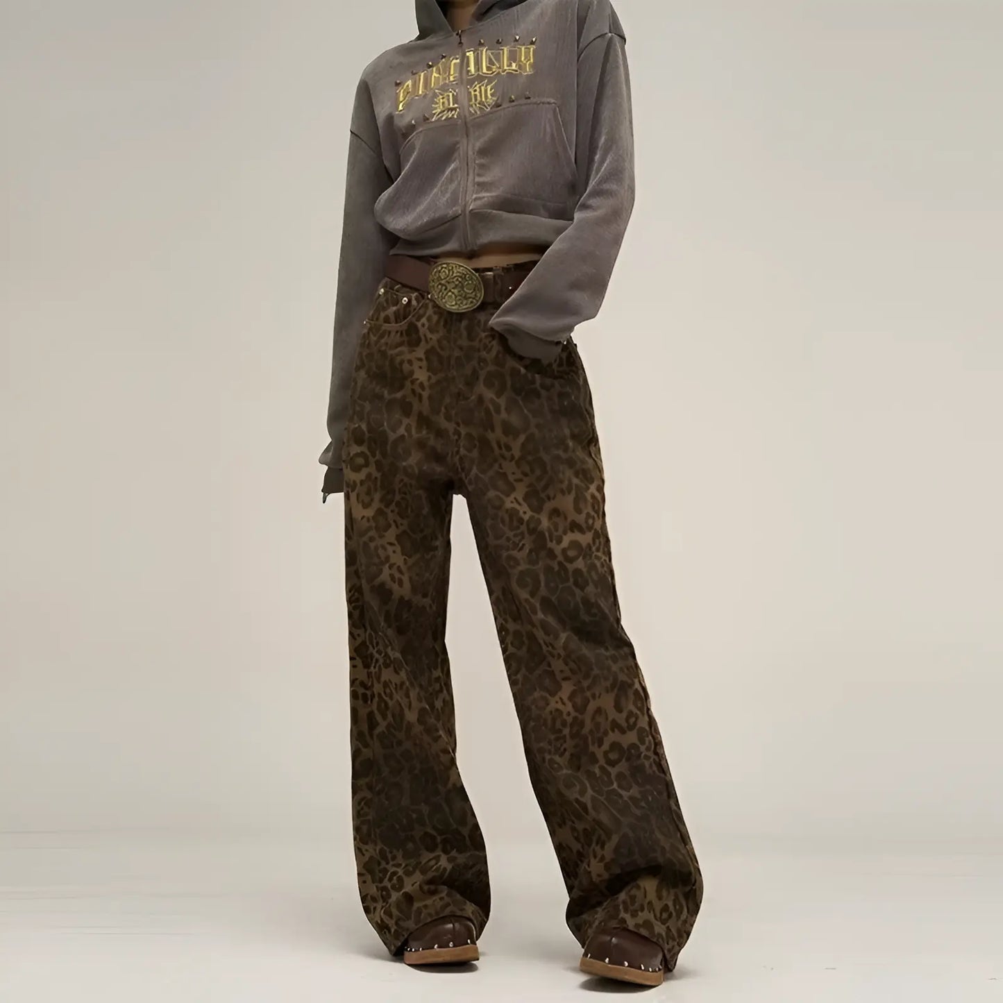 Dimez Leopard Jeans